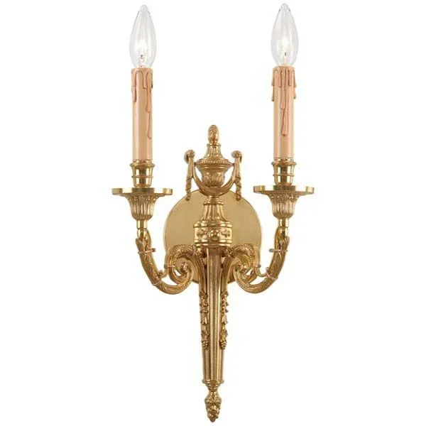 Metropolitan N9789 2 Light Wall Sconce in French Gold