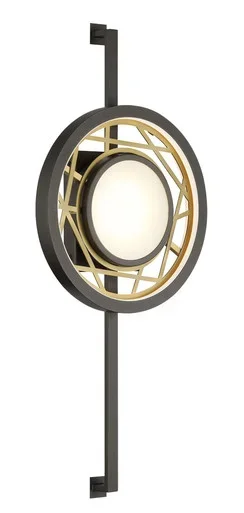 Metropolitan Tribeca LED Wall Sconce in Smoked Iron And Soft Brass – N7521-716-L