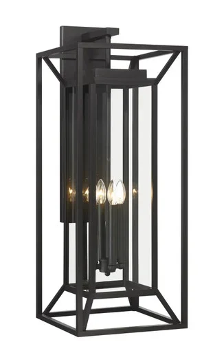 Minka-Lavery Harbor View Four Light Outdoor Wall Mount in Sand Coal – 71269-66-C