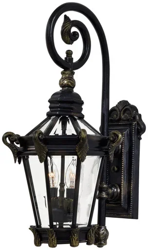 Minka-Lavery Stratford Hall Two Light Wall Mount in Heritage W/ Gold Highlights – 8931-95