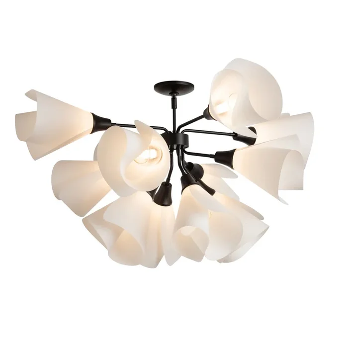 Mobius 12-Light Semi-Flush 12-Light Spun Frost (SH) in Black124362-SKT-10-SH1987