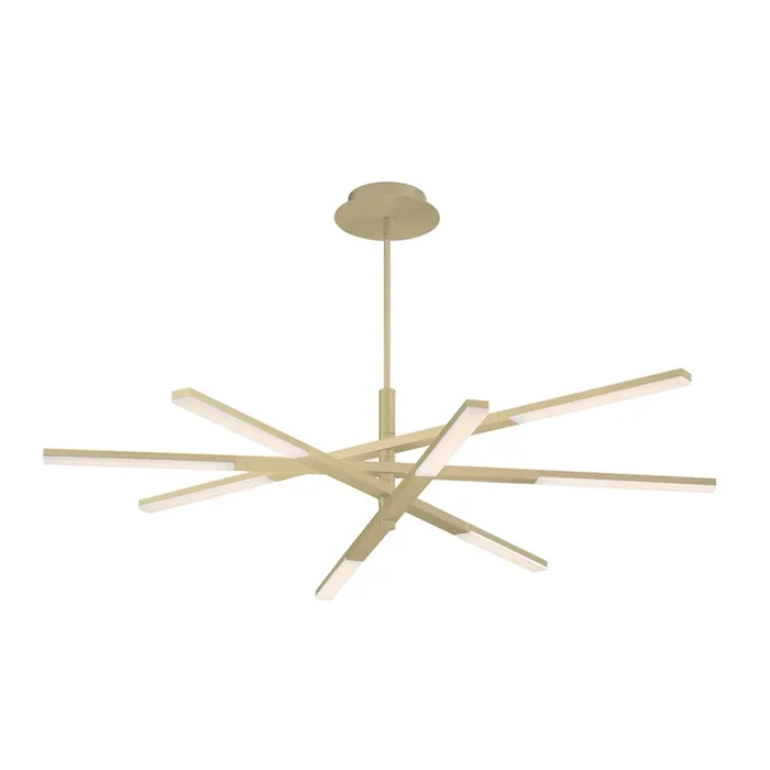 Modern Forms PD-50748-BR 3000K 38 Watt Stacked LED Pendant in Brushed BrassPD-50748-BR