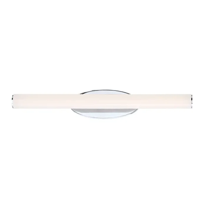 Modern Forms WS-14818-CH 3000K 15.5 Watt Mini Loft LED Bathroom Vanity & Wall Light in ChromeWS-14818-CH
