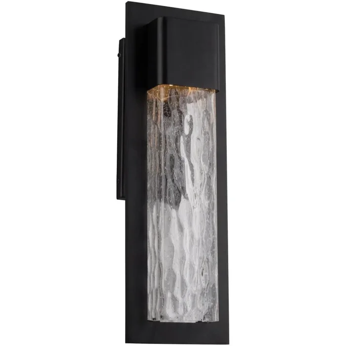 Modern Forms WS-W54020-BK 3000K 8 Watt Mist LED Outdoor Wall Light in BlackWS-W54020-BK