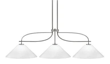 Monterey Three Light Billiard/Island (2936-GPDW-2161)