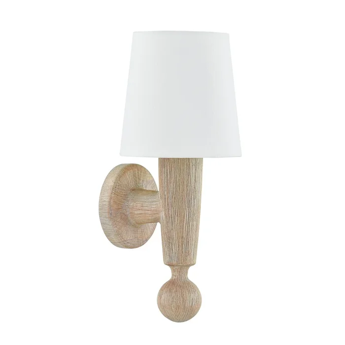 Nola 1-Light Wall Sconce in Aged Brass 7.5W x 18HH1018101-AGB