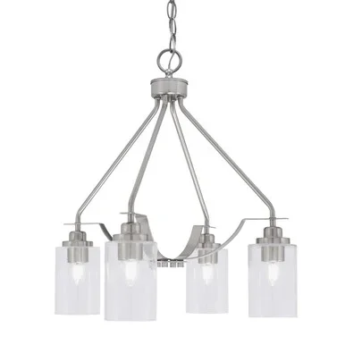 Odyssey Three Light Chandelier (2604-BN-300)