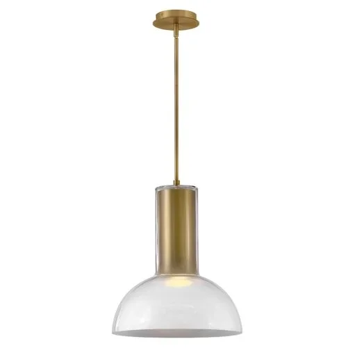 Ombra Large Pendant – Lacquered Brass