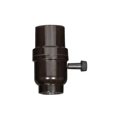 On-Off Turn Knob 1/8 Ip Cap W/Metal Bushing Less Set Screw (80-1112)