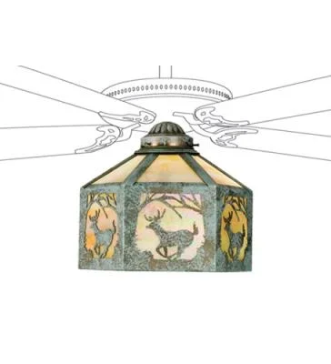 One Light Fan Light Shade720543