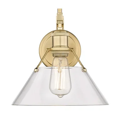 Orwell One Light Wall Sconce (3306-1W BCB-CLR)