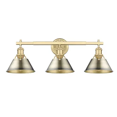 Orwell Three Light Bath Vanity (3306-BA3 BCB-AB)