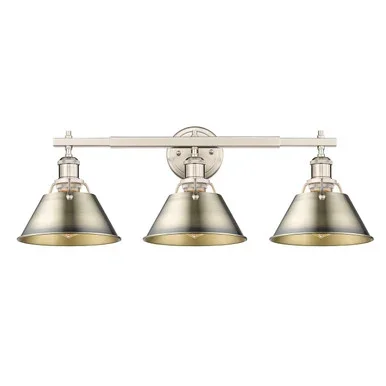 Orwell Three Light Bath Vanity (3306-BA3 PW-AB)