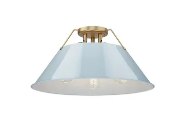 Orwell Three Light Flush Mount (3306-3FM BCB-DB)
