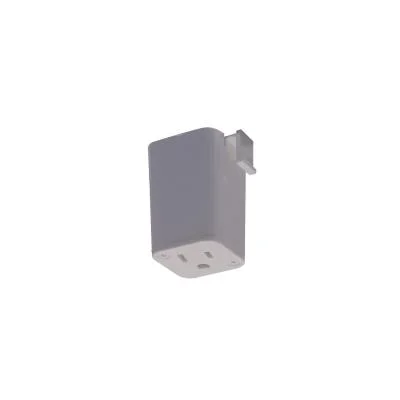 Outlet Adaptor, 1 Or 2 Circuit Track, L-Style,8662142