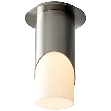 Oxygen Ellipse LED Ceiling Mount in Satin Nickel – 3-354-224