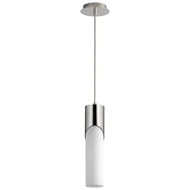 Oxygen Ellipse LED Pendant in Polished Nickel – 3-678-120