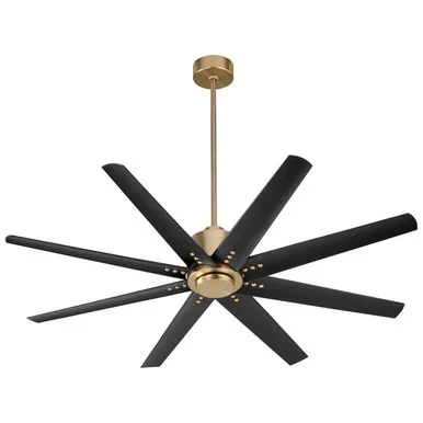 Oxygen Fleet 56″Ceiling Fan in Aged Brass – 3-112-40