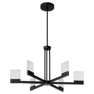 Oxygen Gamma LED Chandelier in Black – 3-650-15
