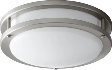Oxygen Oracle LED Ceiling Mount in Satin Nickel – 3-618-24