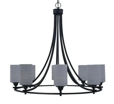Paramount Eight Light Chandelier (3408-MB-4062)