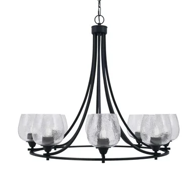 Paramount Eight Light Chandelier (3408-MB-4812)