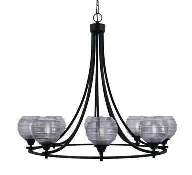 Paramount Eight Light Chandelier (3408-MB-5112)