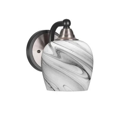Paramount One Light Wall Sconce (3421-MBBN-4819)