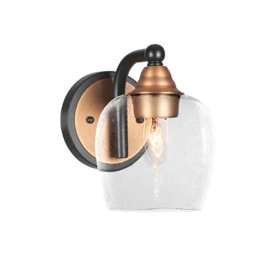Paramount One Light Wall Sconce (3421-MBBR-4810)