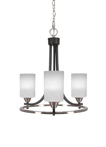 Paramount Three Light Chandelier (3403-MBBN-3001)
