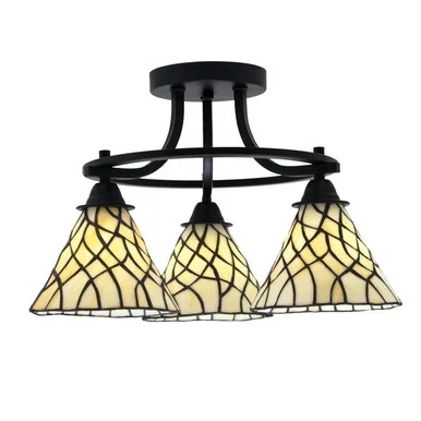 Paramount Three Light Semi-Flush Mount (3417-MB-9115)