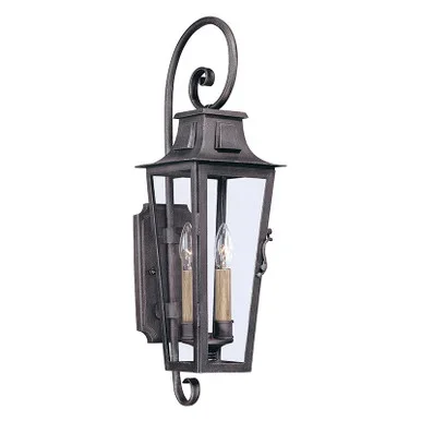 Parisian Square Two Light Wall Lantern (B2962-APW)