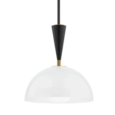 Payson One Light Pendant (F1516-PBR/SBK)