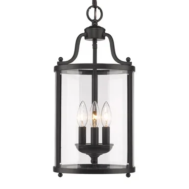 Payton Three Light Pendant (1157-3P BLK)