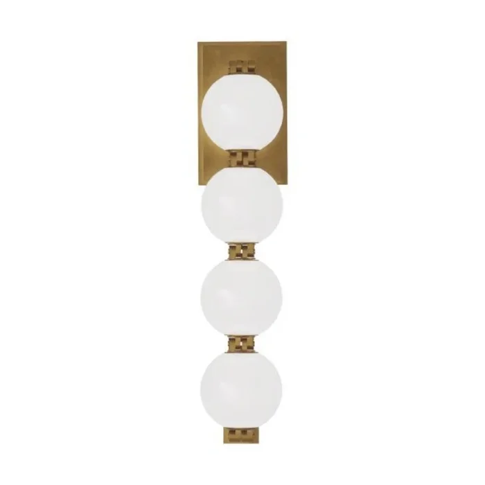 Perle 15 Sconce Wall Collection 1-Light 2700K Natural Brass by Sean LavinSLWS22527NB