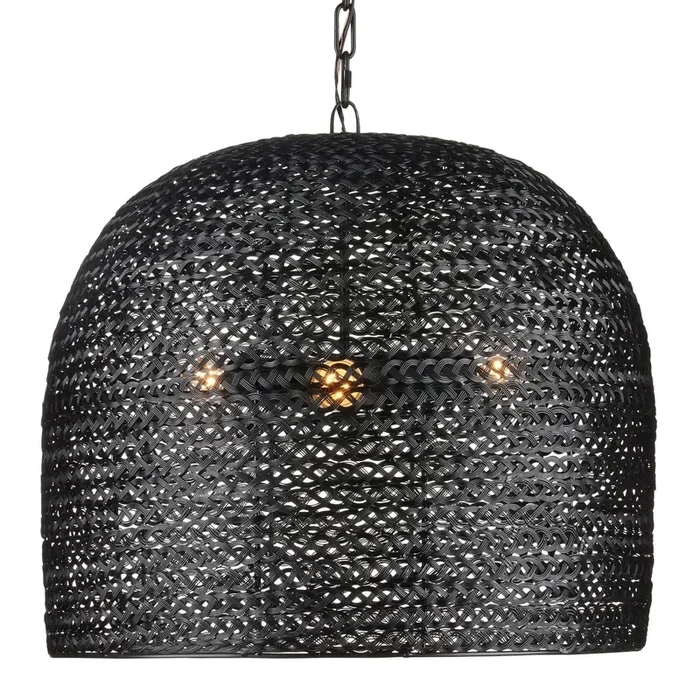 Piero Medium Black Chandelier – Satin Black9000-0961