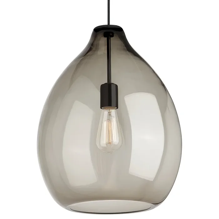 Quinton Pendant Line-Voltage Pendants/Suspension 1-Light Black700TDQNTPKB