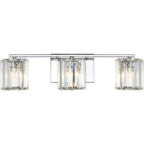 Quoizel PCDV8603C Divine 3 Light Bath Light in Polished Chrome