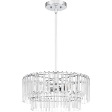 Quoizel Tayshia Three Light Pendant in Polished Chrome – PCTAY2818C