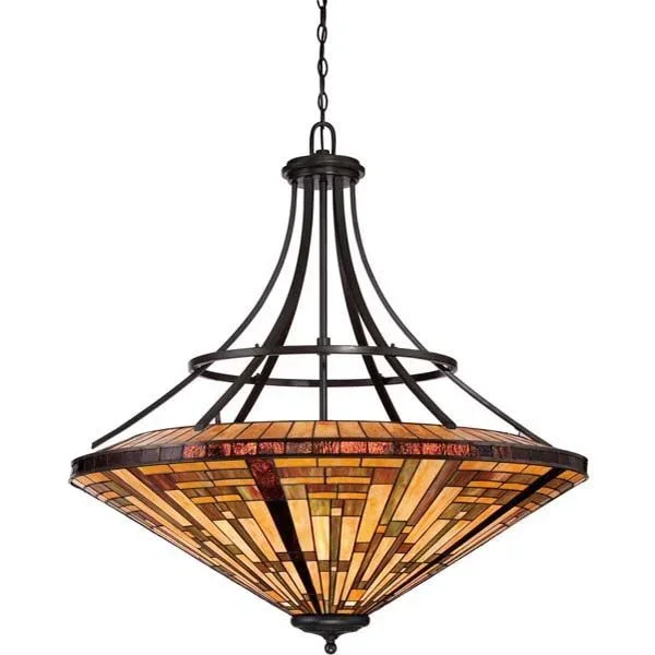 Quoizel TFST2840VB Stephen 8 Light Pendant in Vintage Bronze