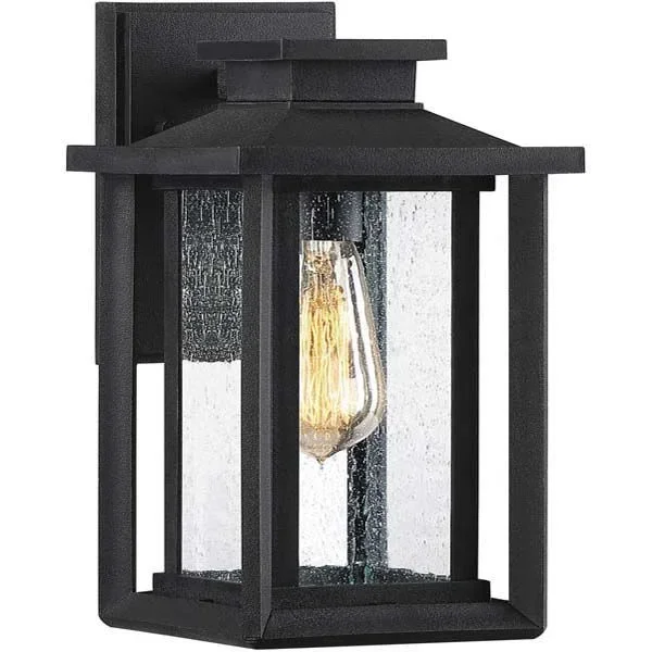 Quoizel WKF8407EK Wakefield 1 Light Outdoor Lantern in Earth Black