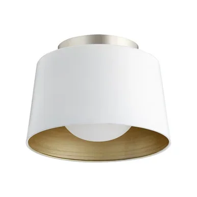 Quorum 3003 Ceiling Mounts One Light Ceiling Mount in Studio White – 3003-11-8