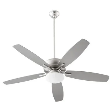 Quorum Breeze Patio Plus 52 52″Patio Fan in Satin Nickel – 17052-165
