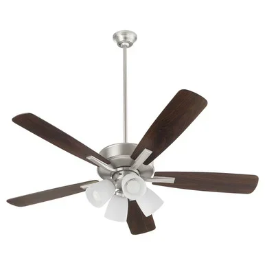 Quorum Ovation 52″Ceiling Fan in Satin Nickel – 4525-4165