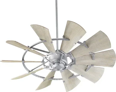 Quorum Windmill 52″Ceiling Fan in Galvanized – 95210-9