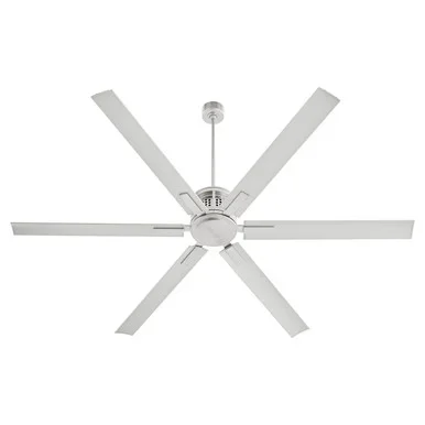 Quorum Zeus 80″ Ceiling Fan in Satin Nickel – 10806-65