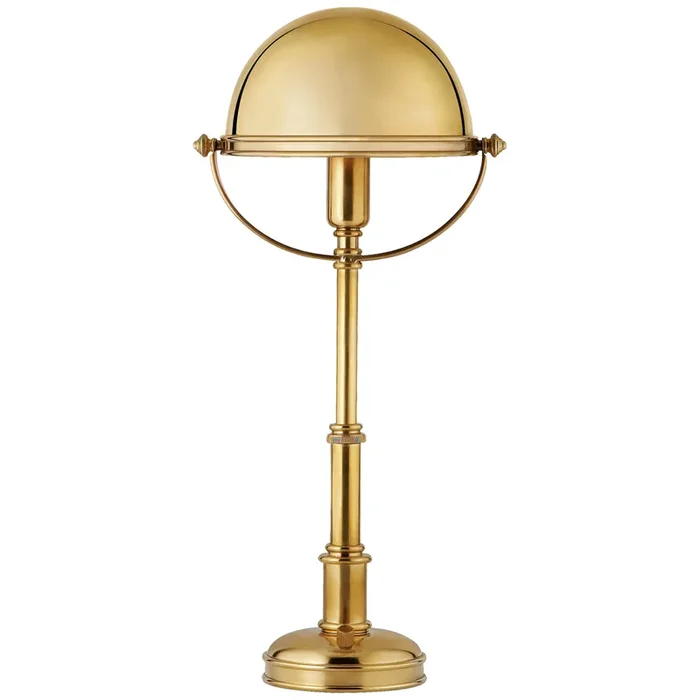 Ralph Lauren Carthage Mini Lamp in Natural Brass Table Lamp W8.75″ x H16.25″ – 20.25″RL 3805NB