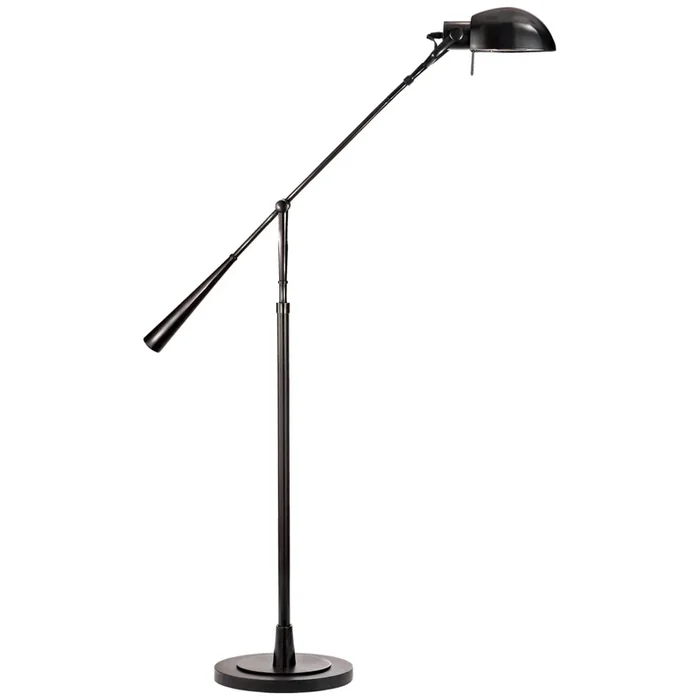 Ralph Lauren Equilibrium Floor Lamp in Black Nickel W11.25″ x H44″ – 66″RL 11170BLK