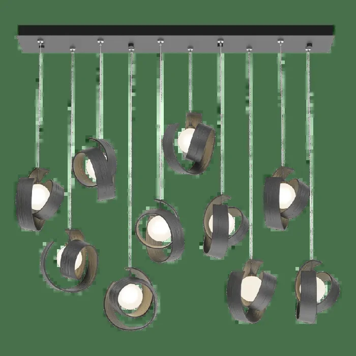 Riza 10-Light Pendant – Natural Iron