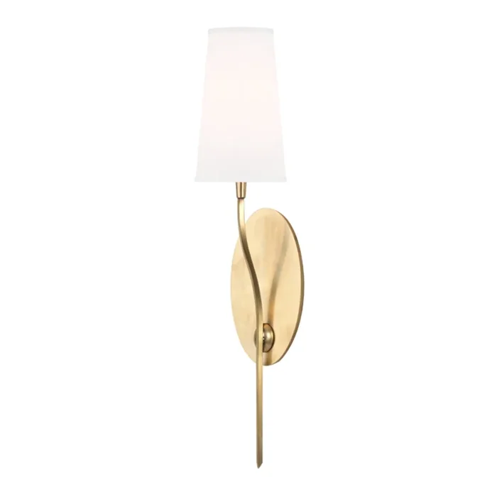 Rutland 1-Light Wall Sconce in Aged Brass 5L x 5W x 25.5H3711-AGB-WS